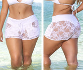 Short de plage Mapale 7736X Cover Up Couleur Rouge